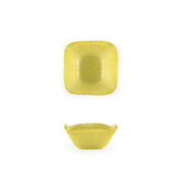 Glass Dinnerware 2.25" x 2.25" x h:1.5" 2 oz. Square Yellow Glass Ramekin (Set of 6)